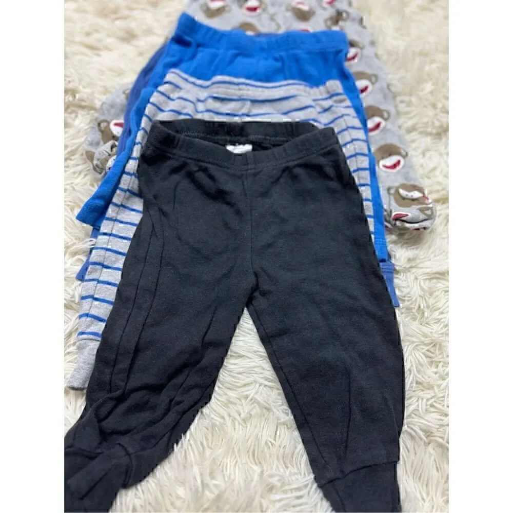 EUC 7 piece 0-6 Months Boys Shorts and Leggings Bundle by Carter’s & Faded Glory